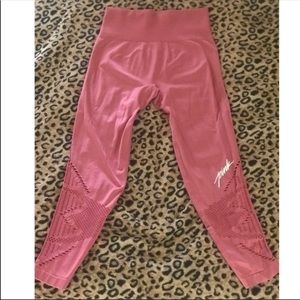 Bundle of pink leggings and bra
